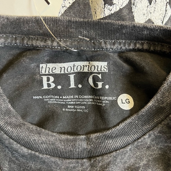 🎶 NWT The Notorious B.I.G. Graphic Tee (Size L)🎤 - Picture 4 of 5